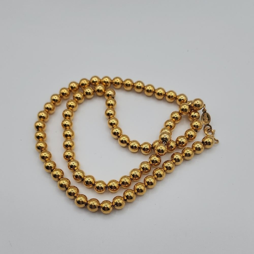 Napier Gold Beaded 20" Necklace - Picture 5 of 11